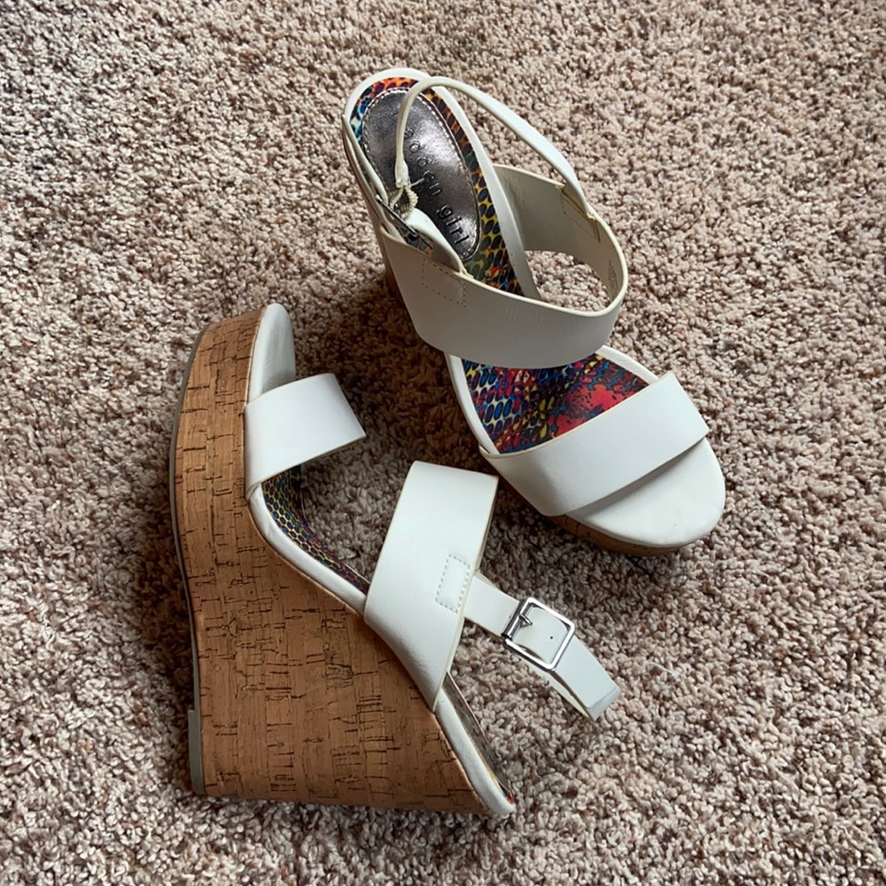 Wedge platform sandals